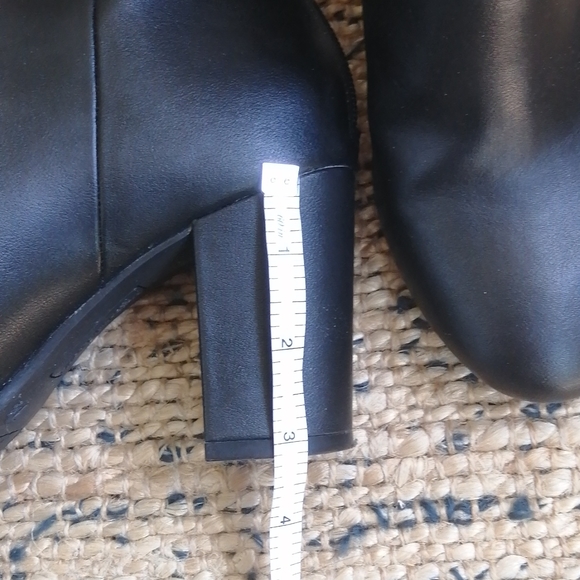 Christian Siriano Black Heeled Boots, size 7.5 - Picture 9 of 9